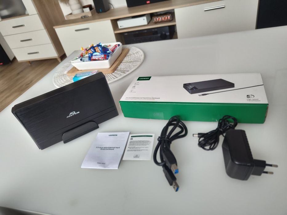 Kieszeń na dysk twardy 3.5" SATA\IDE - USB