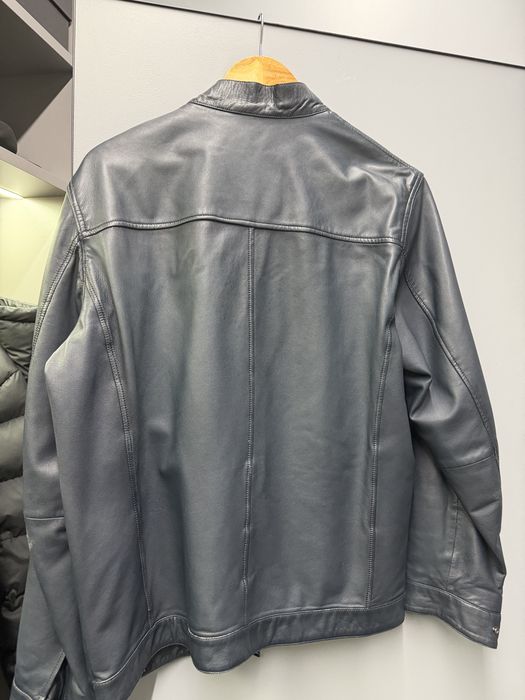 Кожанная куртка Massimo Dutti