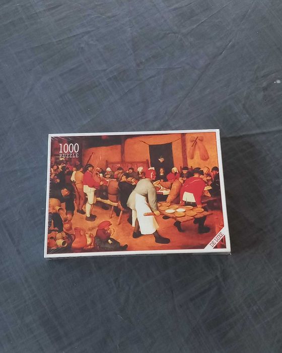 Puzzle de 1000 peças "The Peasant Wedding".  Novo.