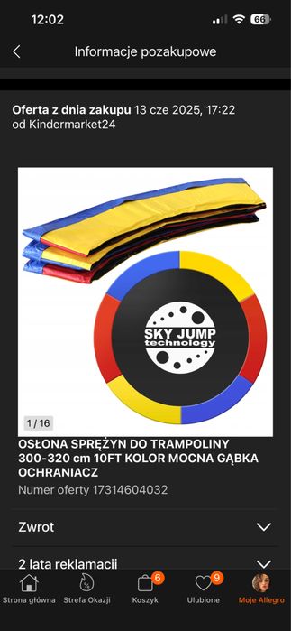 Sprzedam  stelarz do trampoliny