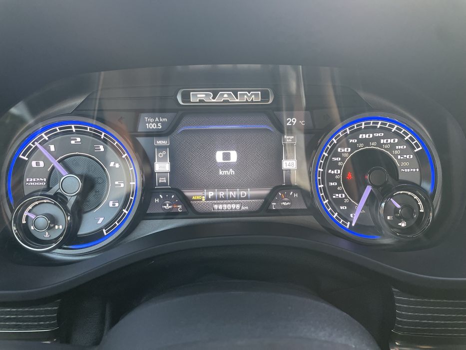 Dodge Ram 1500 5.7LPG 401km LIMITED Black  Pneumatyczne zawieszenie