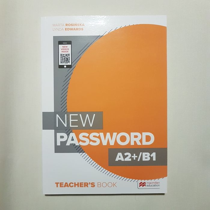 Nowa NEW PASSWORD A2+/B1 książka nauczyciela TB + nowy kod  do app +CD