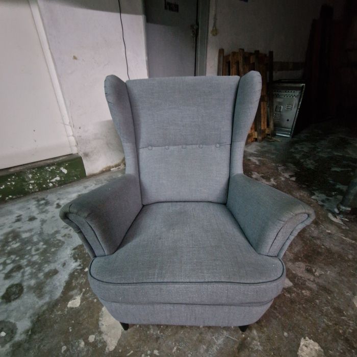 Poltrona  cadeirão Ikea STRANDMON cinza