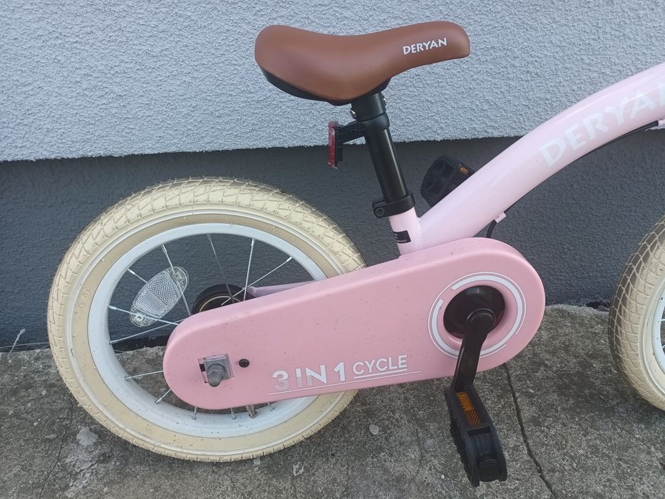 Rower deryan 14 + boczne kółka