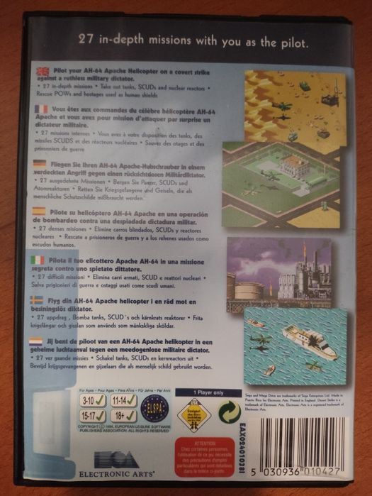 Desert Strike Sega Mega Drive