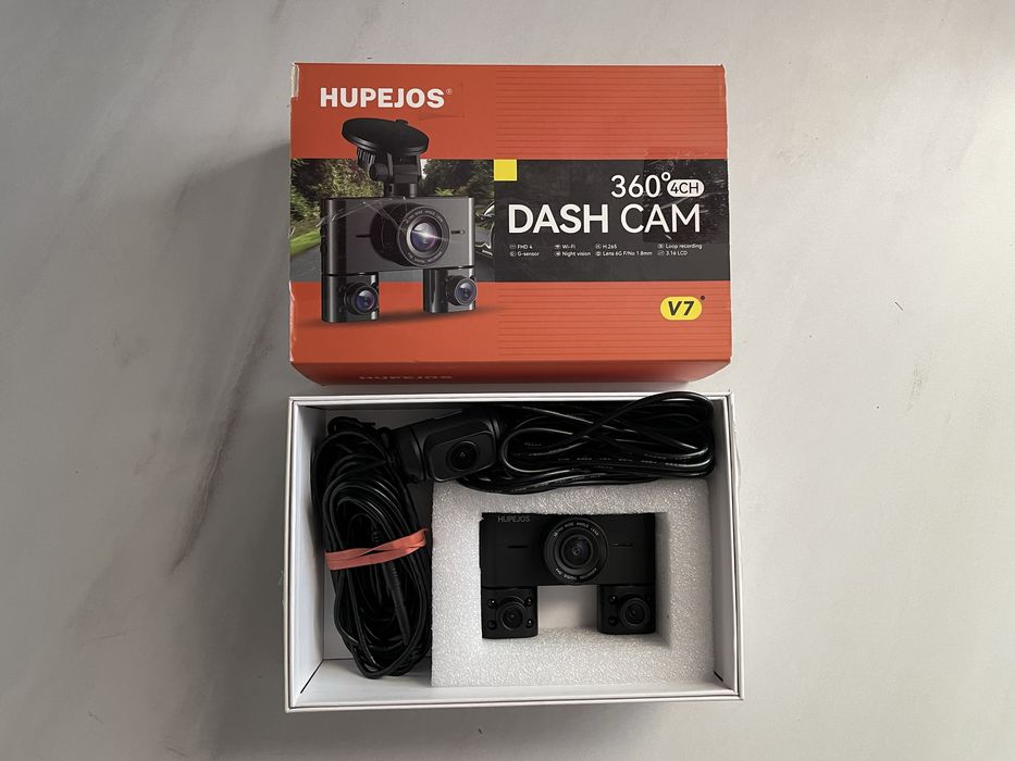 Відеореєстратор Hupejos V7 Dash Cam 4 Channel Car Camera FHD USA