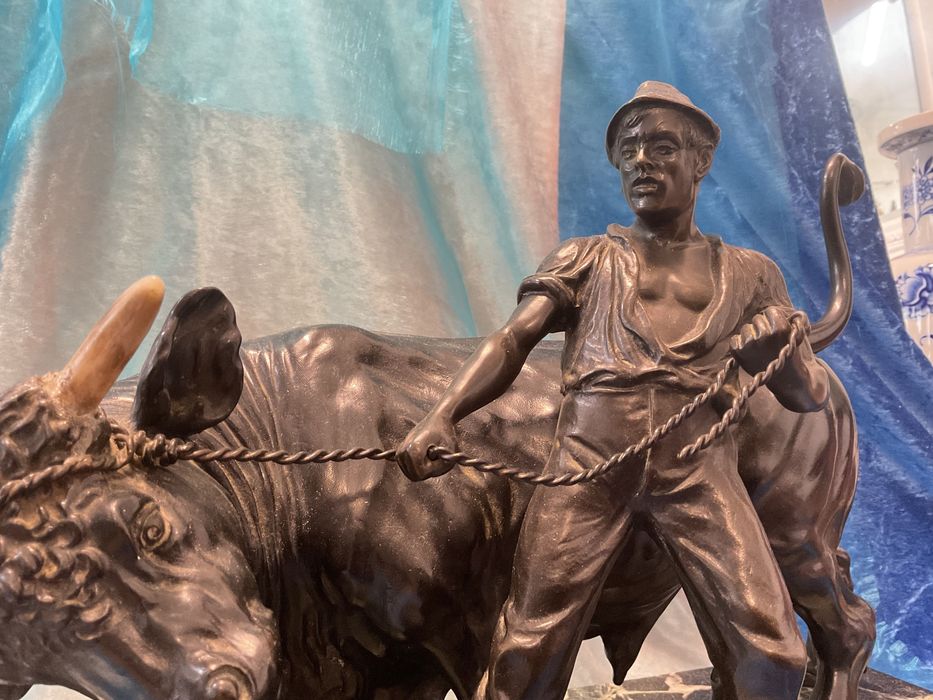 Escultura bronze base 40x20 cm