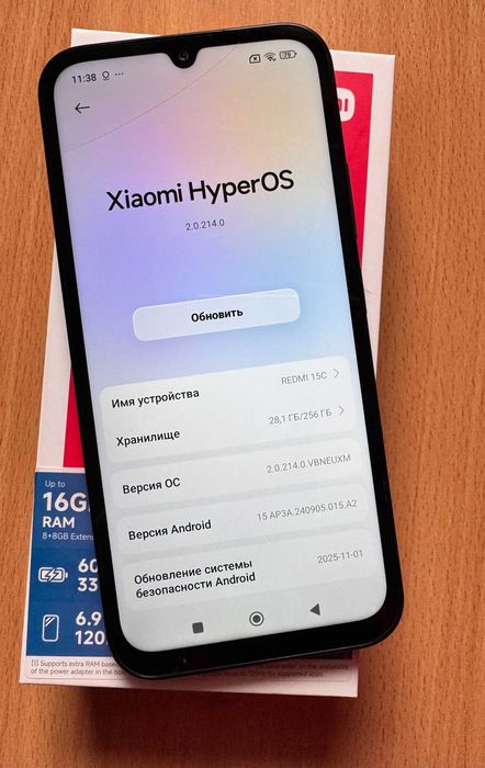 Xiaomi REDMI 15C 8/256GB Midnight Black