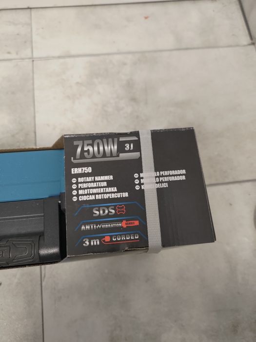 Młotowiertarka SDS plus ERH 750 Erbauer 750W 3J - mam 2 szt.