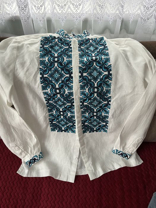 Чоловіча вишита сорочка,лянна