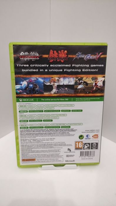 Tekken Soul Calibur Fighting Edition 3in1 xbox360