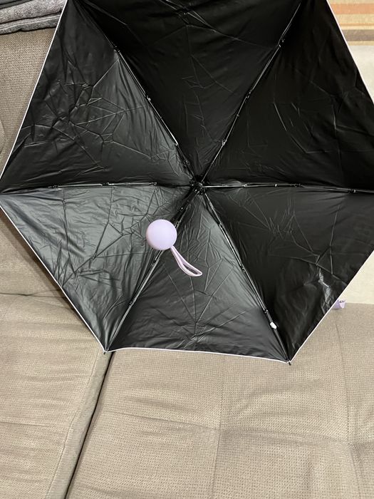 Женский зонт, портативный, с футляром