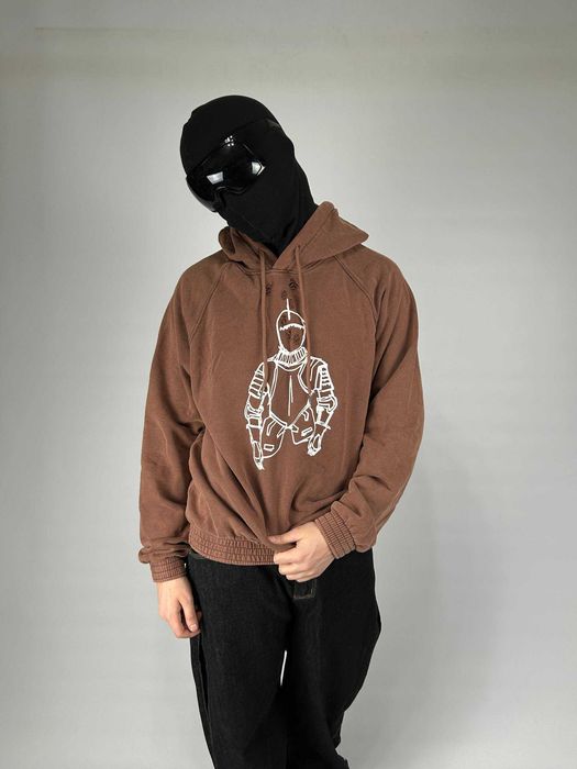 Худі Number (N)ine Knight теракотовий худи терракотовый кофта skinny
