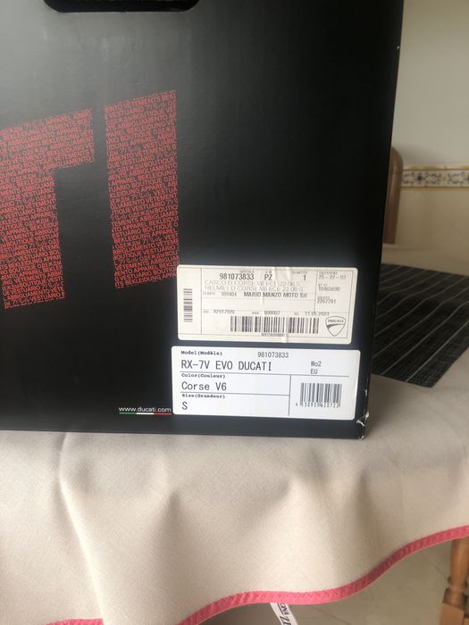 Arai ducati rx 7 corsa