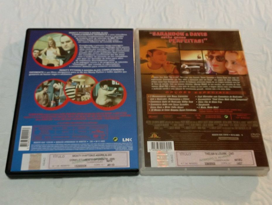 2 DVDS : Monty Python + Thelma & Louise