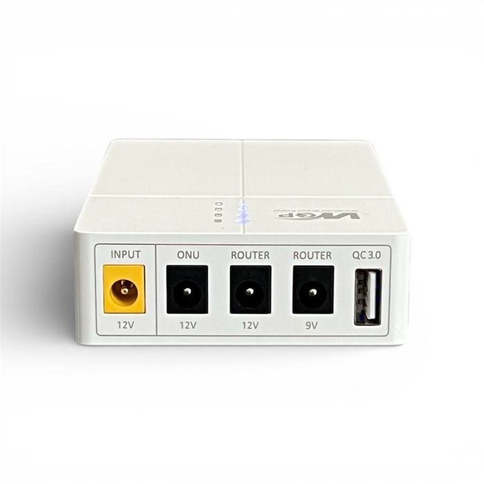 Mini ups ДБЖ WGP 27W 13500mAh з блоком живлення безперебійник для роут