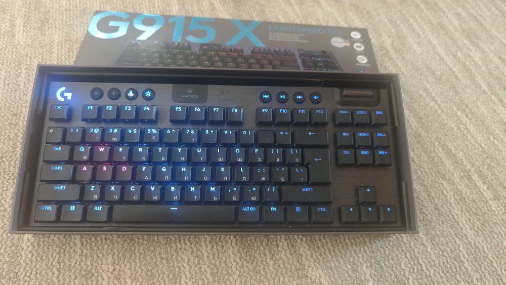 Клавіатура Logitech G915 X Lightspeed TKL
