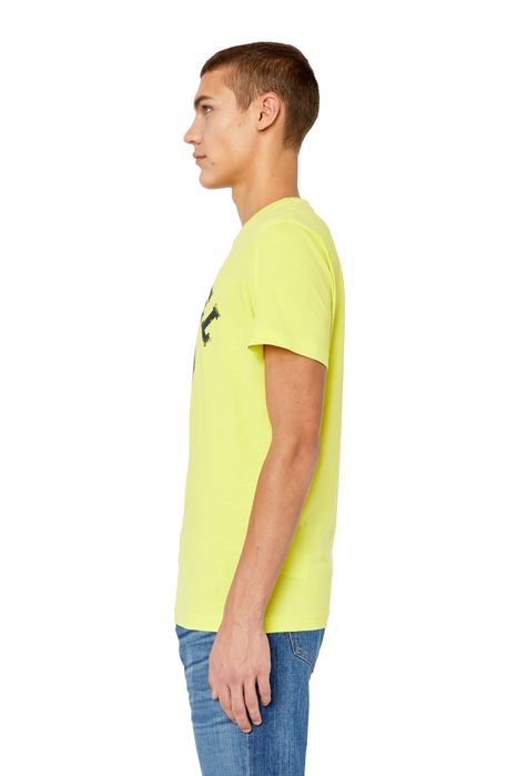 Чоловіча футболка Diesel With Logo And Circle Print Slim-Fit