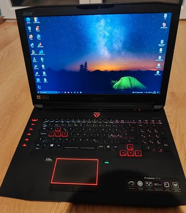 Laptop Gamingowy Acer Predator gx-792  i7 / 32gb ram / gtx 1080 / ssd