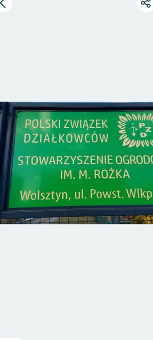 Działka ROD Wolsztyn