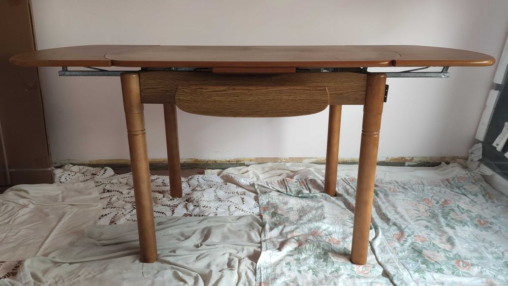 Mesa de Jantar extensível 172cm - Madeira Maçica