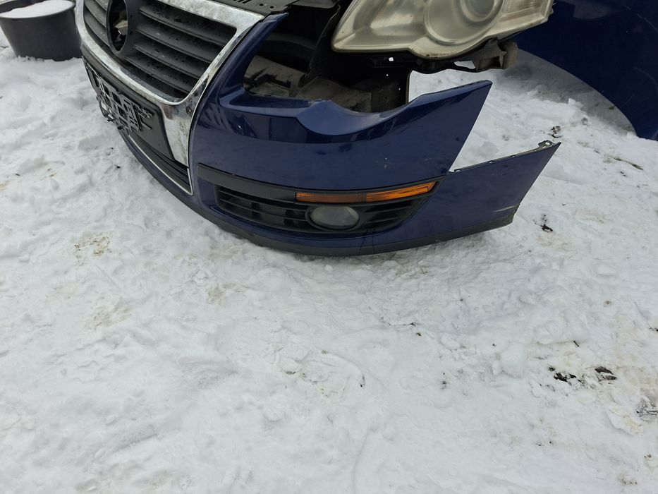 Volkswagen Passat b6 przód maska zderzak pas przedni  lampy Euro LD5Q