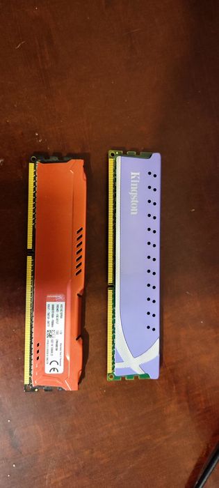 HyperX FURY Kingston 8 gb, две по 4