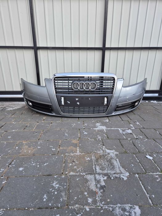 Zderzak przód przedni audi a6 c6 rok 07 kod lak LY7G
