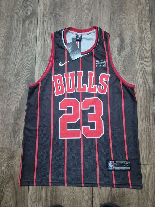 Super czarna koszulka Chicago Bulls na ramiaczka TOP NIKE JORDAN XL