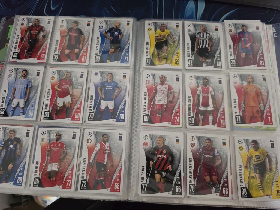 Karty pilkarskie match attax 23/24