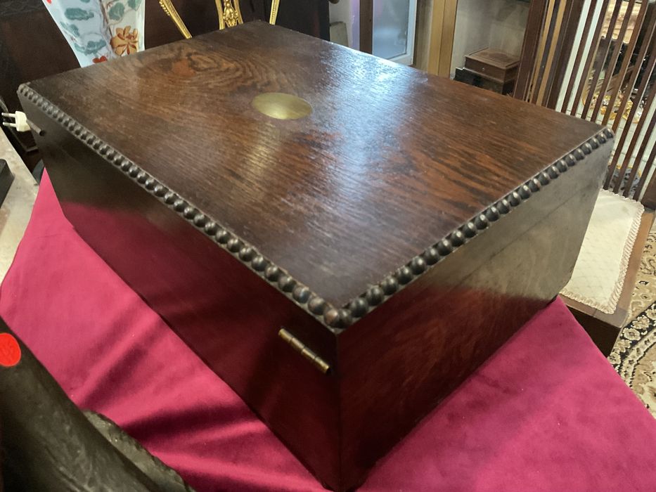 Caixa para talheres origem Pais de Gales 41x27x16 cm