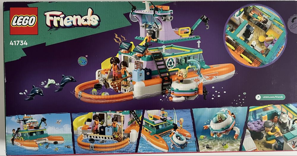 LEGO® Friends Łódź ratunkowa na morzu 41734