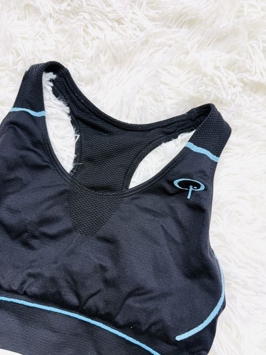 Biustonosz sportowy miękki S 36 czarny