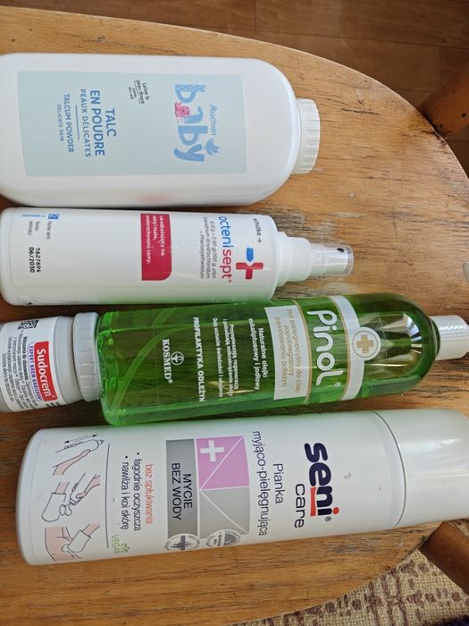 Niezbędnik higieniczny dla osób leżących