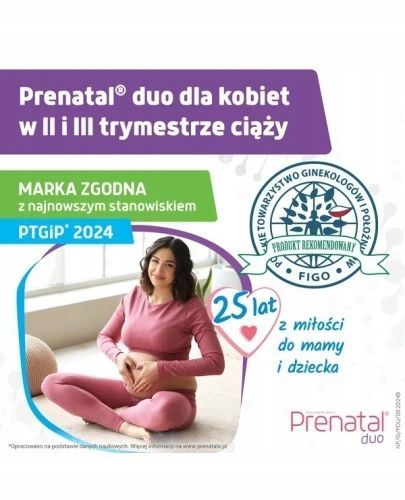 Prenatal duo, 30 kapsułek twardych + 60 kapsułek żelowych