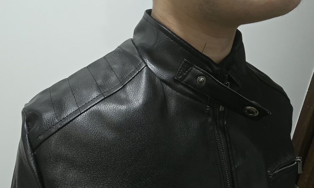 Casaco de pele sintética