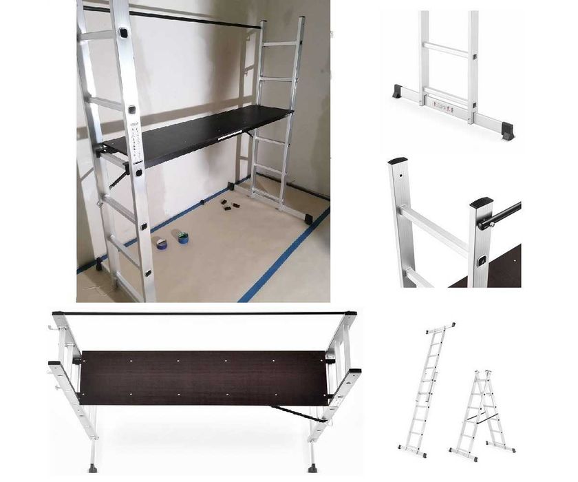 RUSZTOWANIE Alu wielofunkcyjne 3w1 - 2 x 6 - PROMOCJA