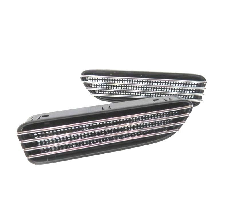 GRELHAS LATERAIS BMW E46 LOOK M3 PRETO CROMADO