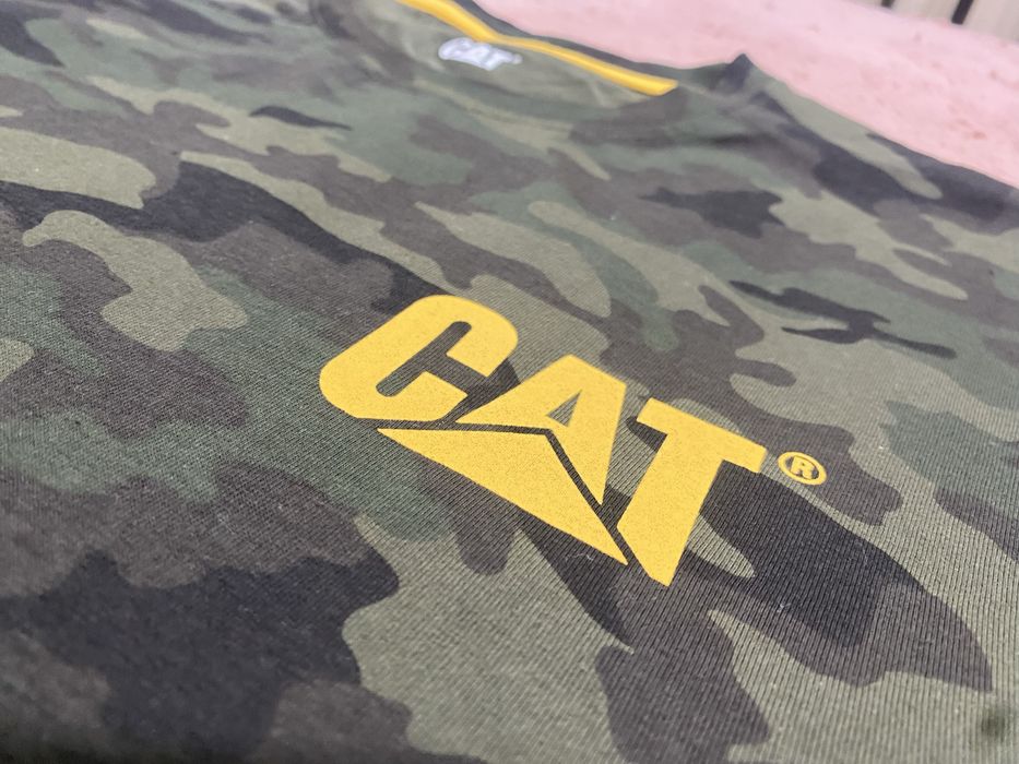 Koszulka CAT Caterpillar XL moro NOWA z metkami