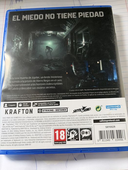 The callisto protocol day one edition ps5