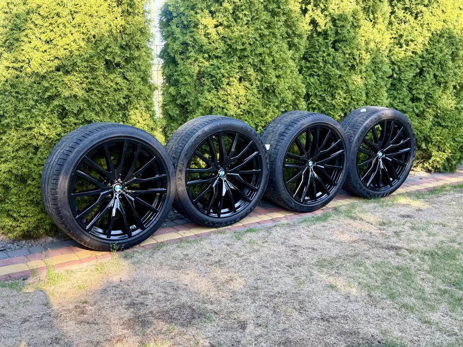 Диски з колесами BMW 742 стиль R22 / Діски з гумою БМВ X5 Різноширокі / Оригінал / Ідеальний стан / 315/30 R22 / 275/35/R22
