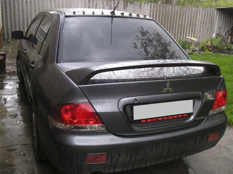 Накладка на передний бампер Mitsubishi Lancer 9 Sport V2.0 Юбка задняя