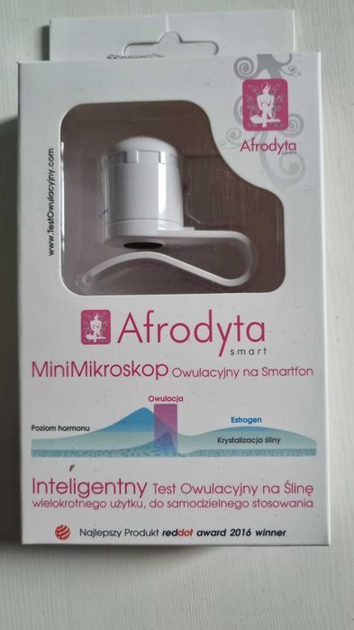 Minimikroskop owulacyjny na smartfon Afrodyta