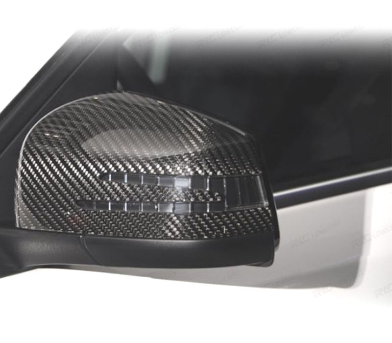 CAPAS DE ESPELHOS RETROVISORES CARBONO MERCEDES CLASSE A W176 B W246 C W204 E W212 S W221 CLA C117 GLK X204 GLA X156 06-18