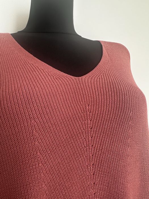 Różowy damski sweterek mieniący sweter 79% wiskoza M 38 Massimo Dutti