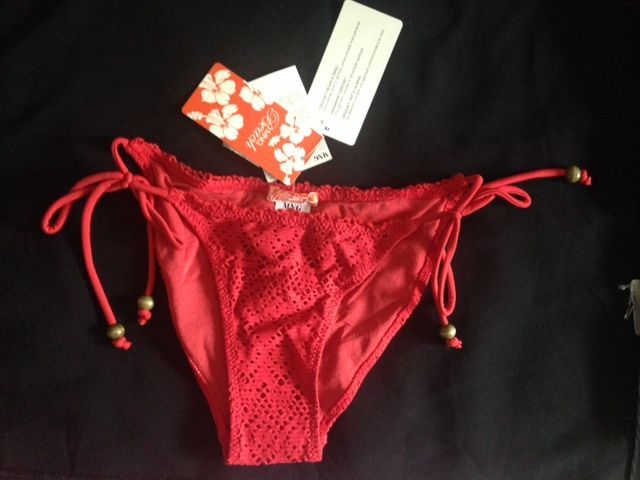 KOSTIUM MANGO XS 34 szydełko  strój plażowy kąpielowy BIKINI SEAFOLLY