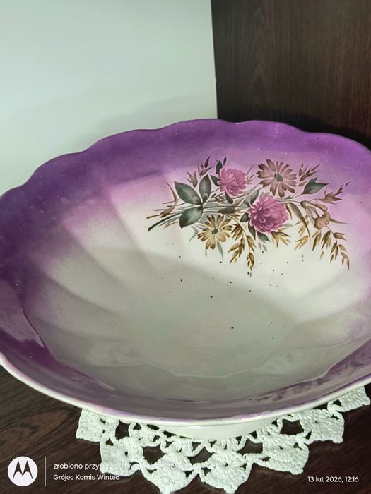 Stara patera fioletowa