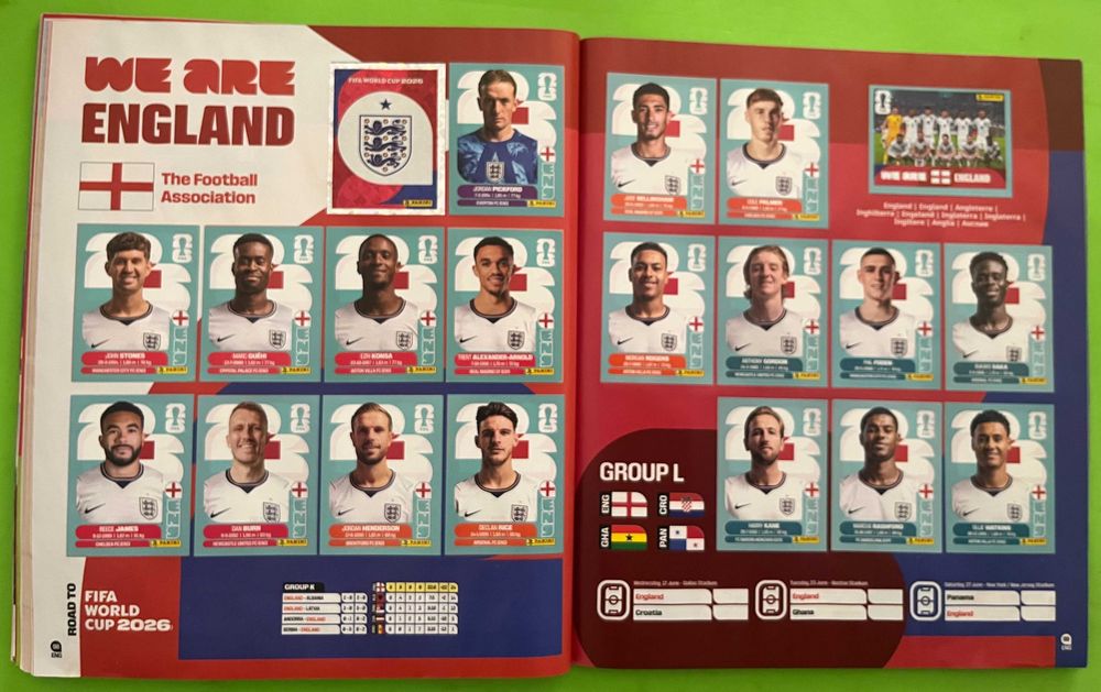 Album Panini da Copa do Mundo da FIFA 2026 COMPLETO + Cromos da Coca-Cola ORIGINAL