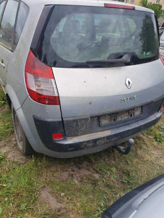 Renault Scenic II 1.9 dci diesel kolor srebrny kod TEA19 hak na części
