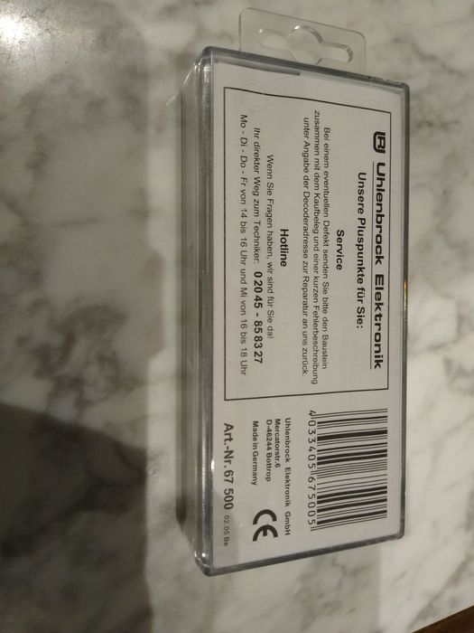 Dekoder przełączający SD1 firmy Uhlenbrock do H0, TT, N